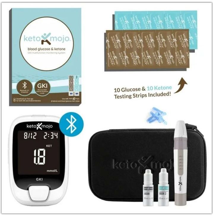 Blood Glucose & Ketone Meter(with test strips)