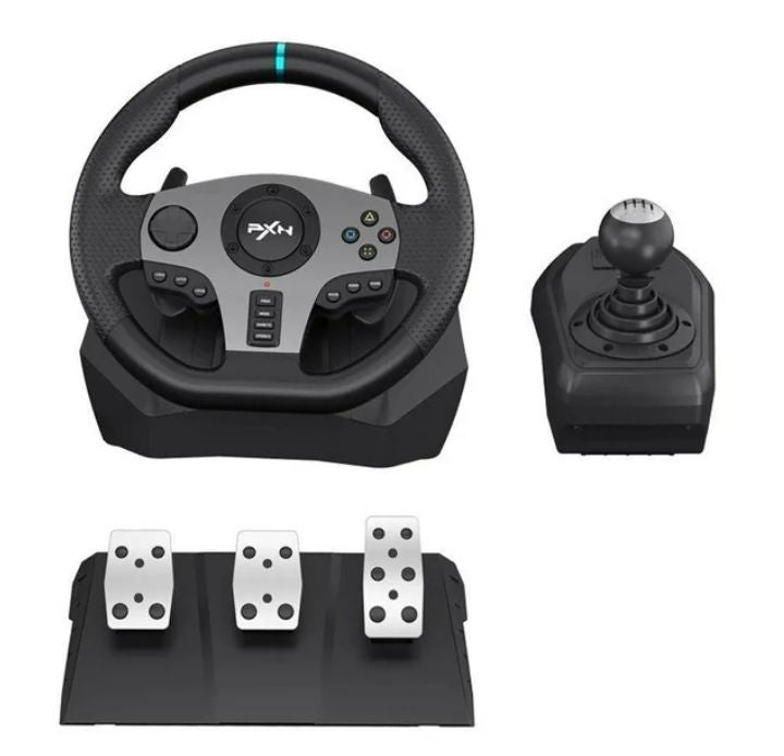 Steering Wheel, 3 Pedals and Gear Shifter