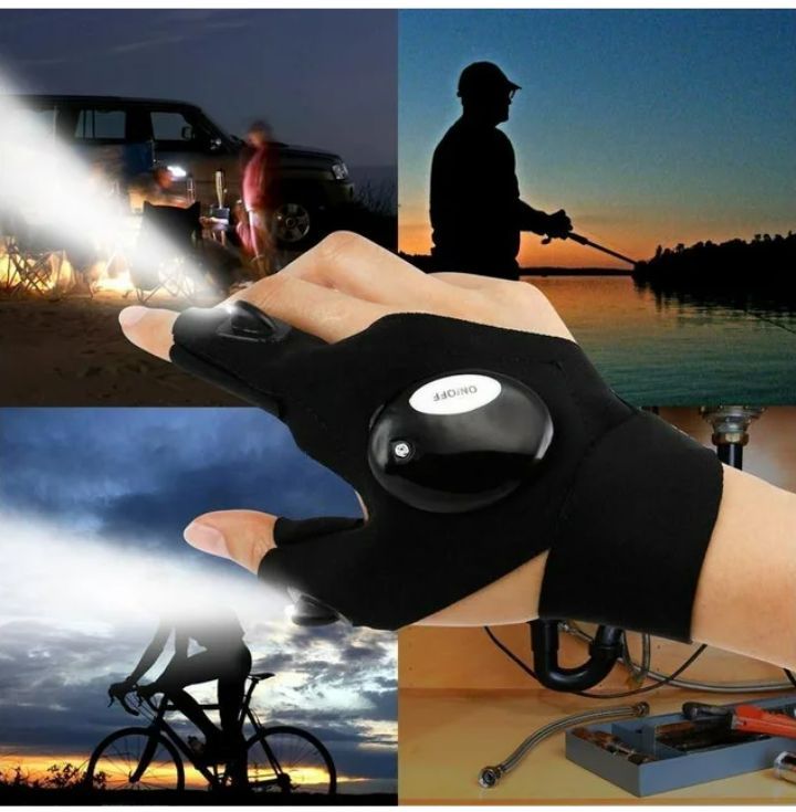Portable LED Flashlight Gloves
